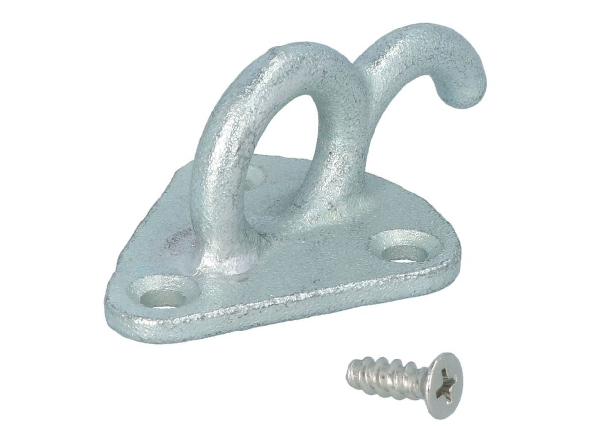 CROCHETS DE FIXATION METAL AVEC ŒILLET X 4 POUR REMORQUE CARPOINT