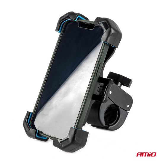 SUPPORT DE TÉLÉPHONE POUR VÉLO, MOTO ET SCOOTER ROTATIF 360° AMIO