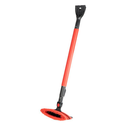 BROSSE NEIGE TELESCOPIQUE 98-134CM AVEC GRATTE-GIVRE ET RACLETTE AMIO