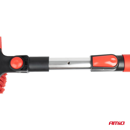 BROSSE NEIGE TELESCOPIQUE 98-134CM AVEC GRATTE-GIVRE ET RACLETTE AMIO