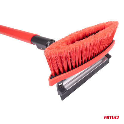 BROSSE NEIGE TELESCOPIQUE 98-134CM AVEC GRATTE-GIVRE ET RACLETTE AMIO
