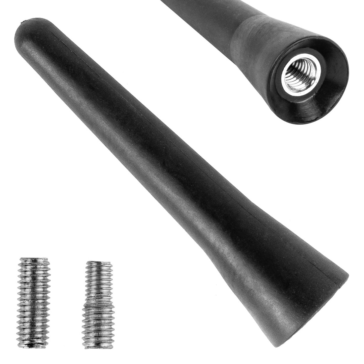 ANTENNE COURTE NOIRE 6,5CM A VISSER AMIO