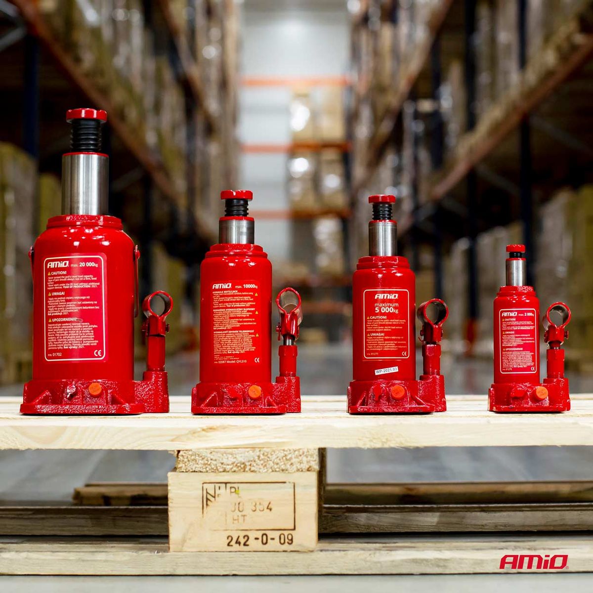 CRIC BOUTEILLE HYDRAULIQUE 5 T AVEC COFFRET | AMIO