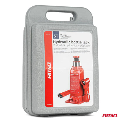 CRIC BOUTEILLE HYDRAULIQUE 5 T AVEC COFFRET | AMIO