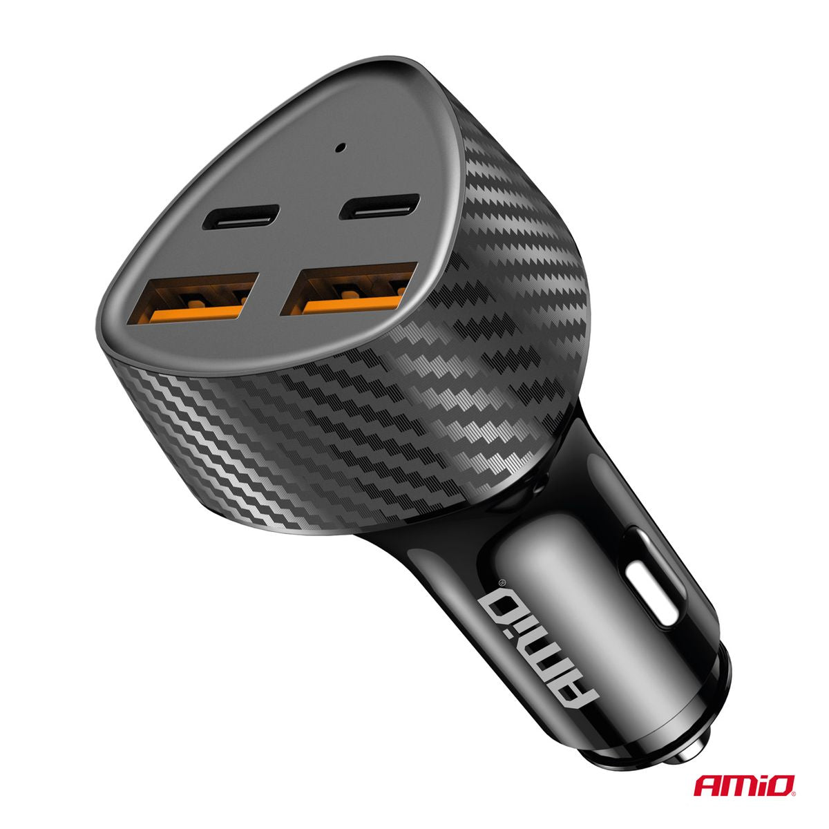 CHARGEUR ALLUME-CIGARE 50W 2xUSB-A + 2xUSB-C AMIO