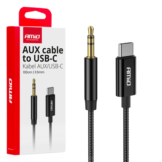 CÂBLE USB-C VERS MINI JACK 3,5 MM 1M AMIO