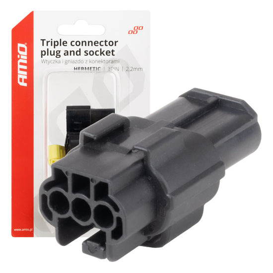 KIT DE CONNECTEURS ÉTANCHES ECONOSEAL 3 VOIES AMIO