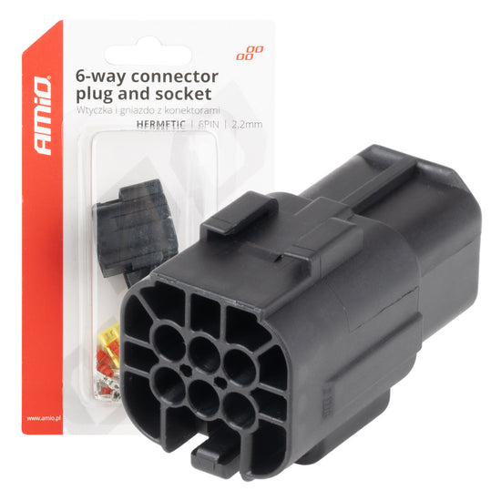 KIT DE CONNECTEURS ÉTANCHES ECONOSEAL 6 VOIES AMIO