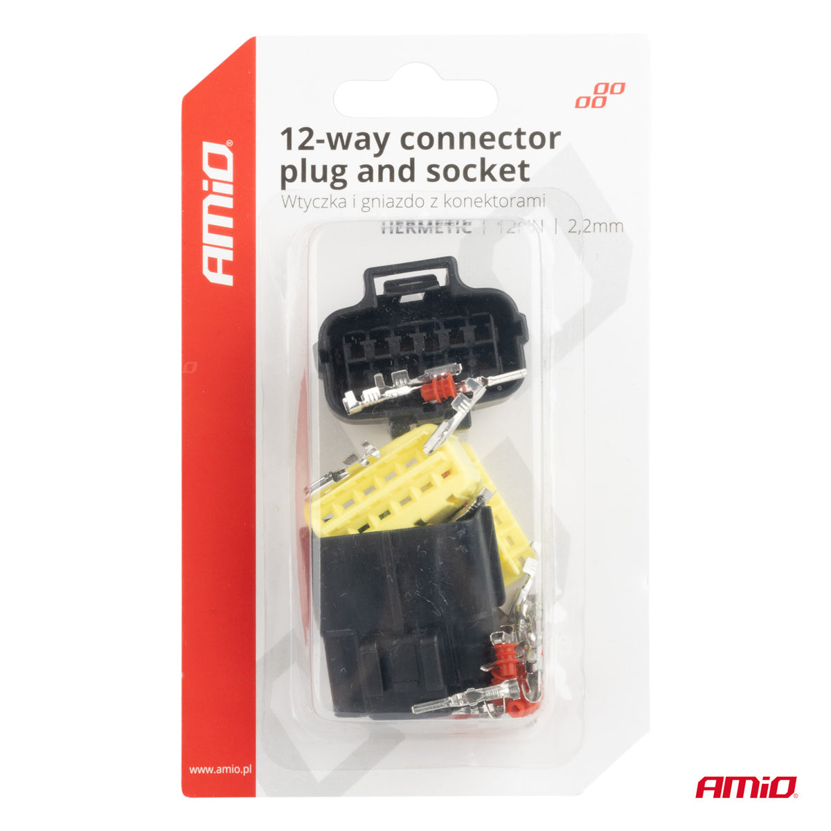 KIT DE CONNECTEURS ÉTANCHES ECONOSEAL 12 VOIES AMIO
