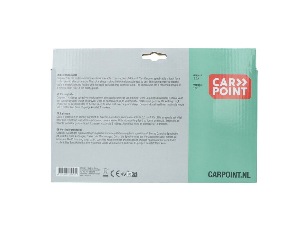 ETUKER Rallonge Reorque 13 Broches ax. 2 12v Câbles D ETUKER Rallonge Reorque 13 Broches ax. 2 12v Câbles D