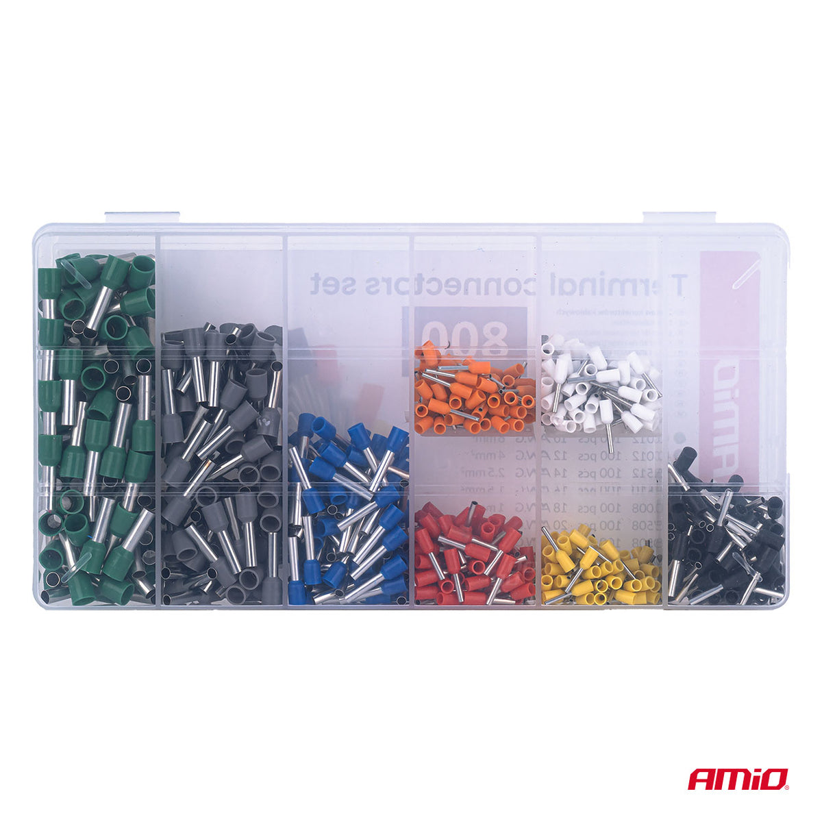 COFFRET EMBOUTS DE CABLAGE 800 PIECES AMIO