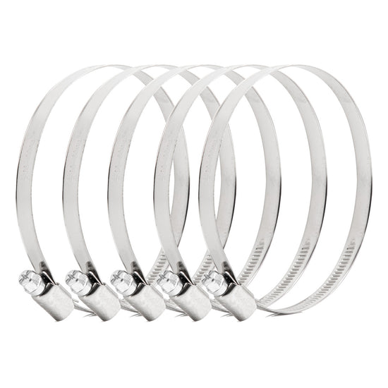 LOT DE 5 COLLIERS DE SERRAGE À VIS W2 80 À 100 MM AMIO