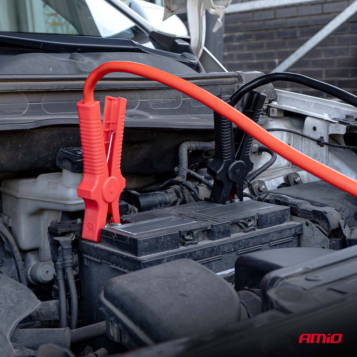 Câbles de démarrage AMIO 350 A 3,5 m 12/24 V avec sac