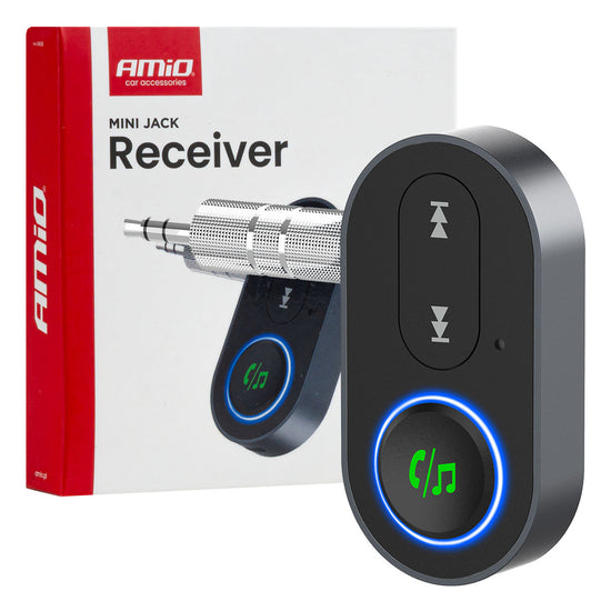 RÉCEPTEUR BLUETOOTH RECHARGEABLE SUR MINI-JACK COMPACT AMIO