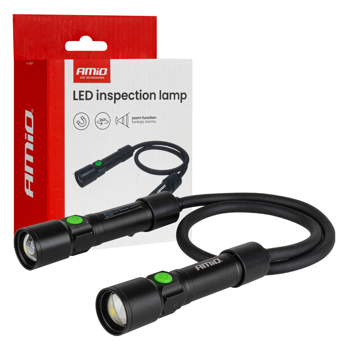 DOUBLE LAMPE D'INSPECTION LED A BATTERIE RECHARGEABLE AMIO