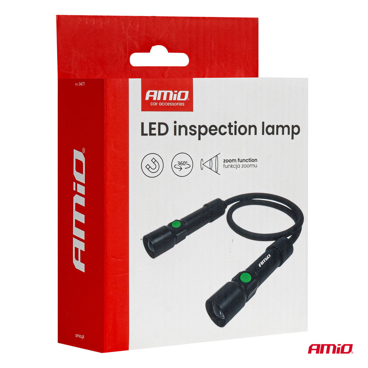 DOUBLE LAMPE D'INSPECTION LED A BATTERIE RECHARGEABLE AMIO
