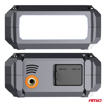 BOOSTER DEMARREUR MAX 600A GONFLEUR POWERBANK LAMPE AMIO