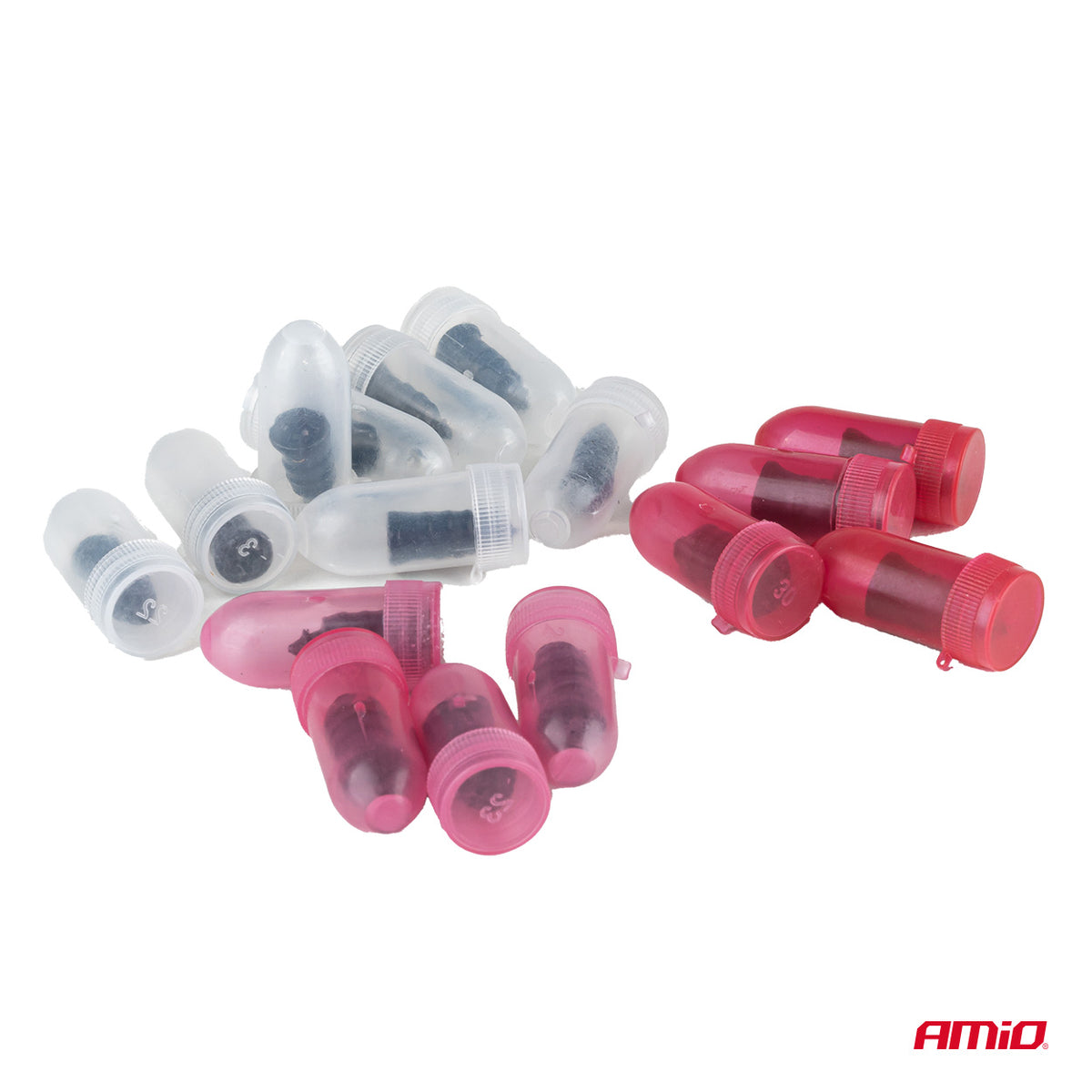 VIS DE RÉPARATION POUR PNEUS 17PCS + TOURNEVIS AMIO