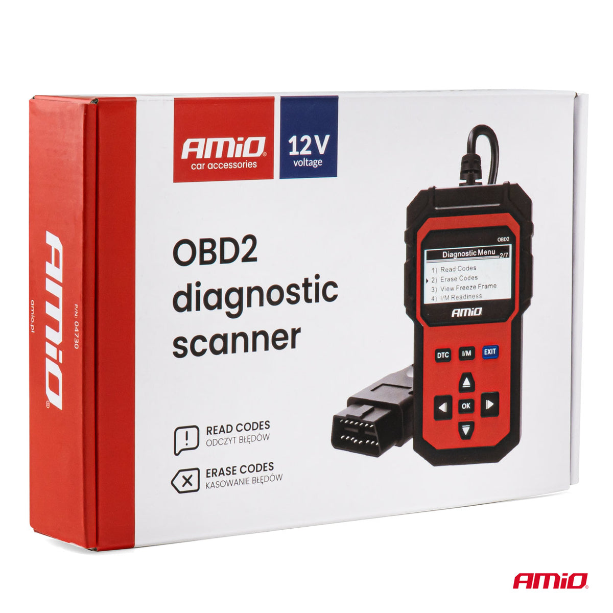 SCANNER DE DIAGNOSTIC OBD2 155X85X25MM