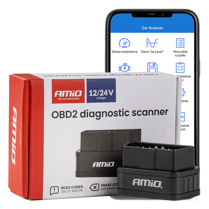 SCANNER DE DIAGNOSTIC OBD2 SANS FIL BLUETOOTH