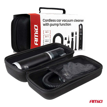 ASPIRATEUR SANS FIL 100W RECHARGEABLE AVEC FONCTION POMPE 20KPA AMIO