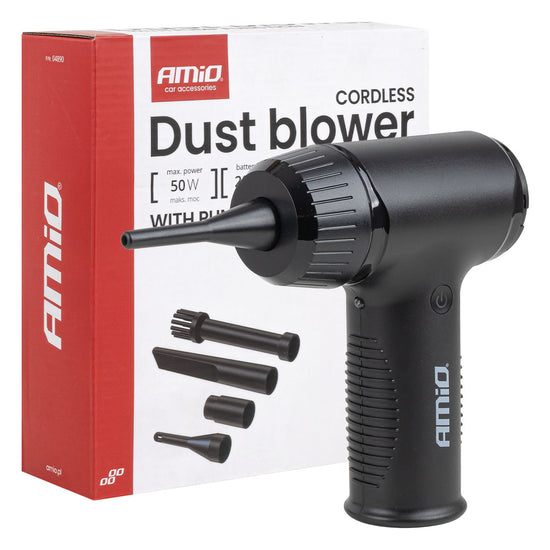 SOUFFLEUR D'AIR SANS FIL 50W AVEC EMBOUTS AMIO