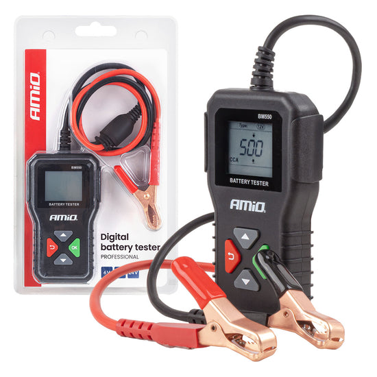 TESTEUR DE BATTERIE NUMÉRIQUE 6V/12V/24V 2 À 220 AH AMIO