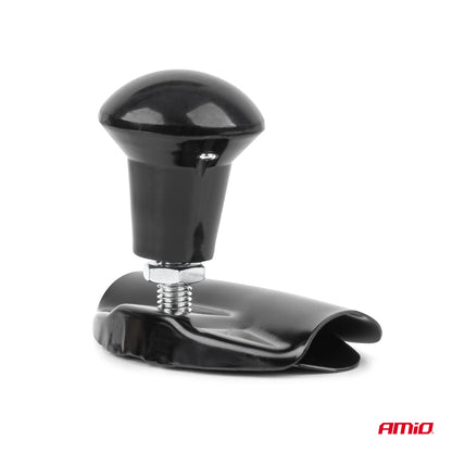 Boule de volant pivotante noire AMIO 04974 à fixation par bride