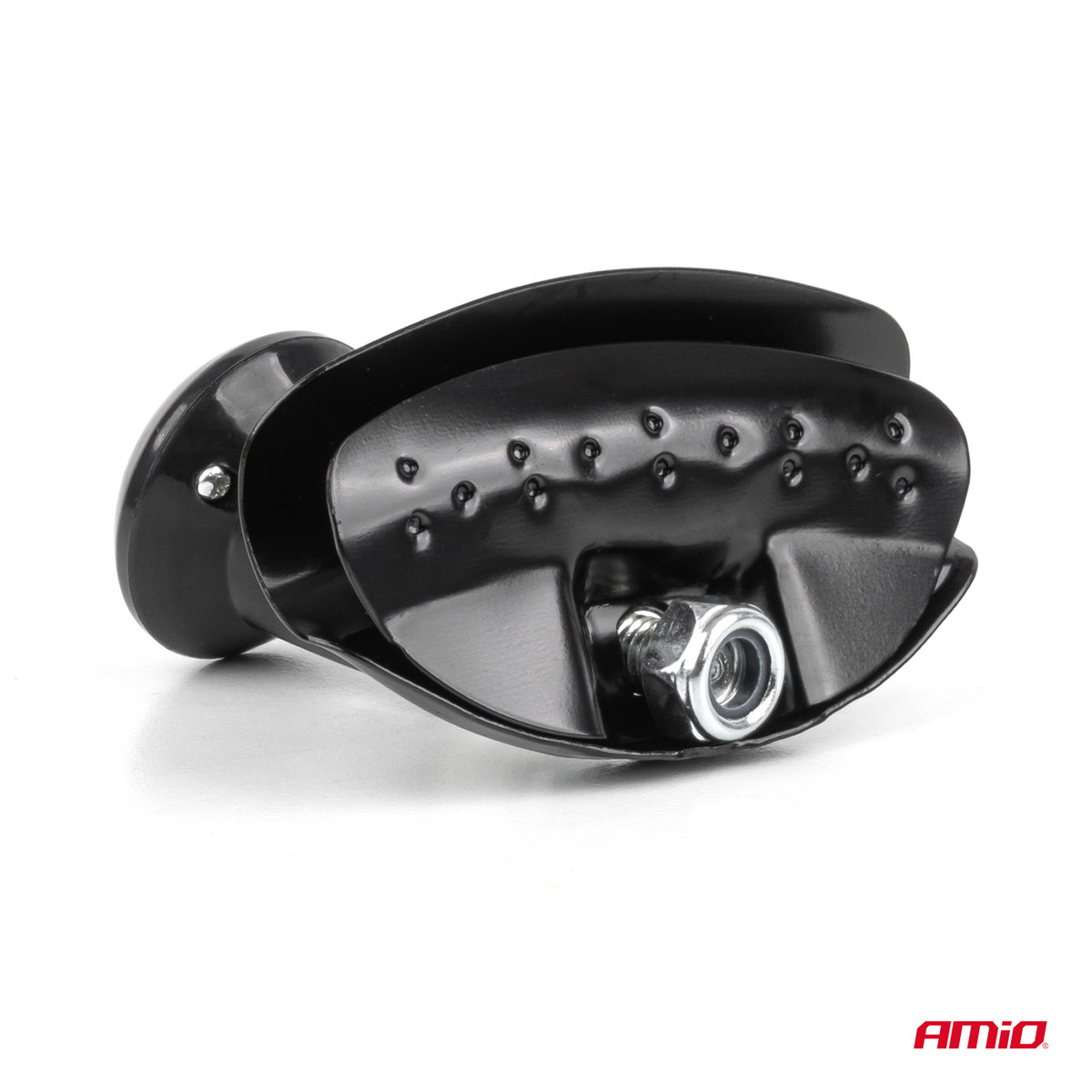 Boule de volant pivotante noire AMIO 04974 à fixation par bride