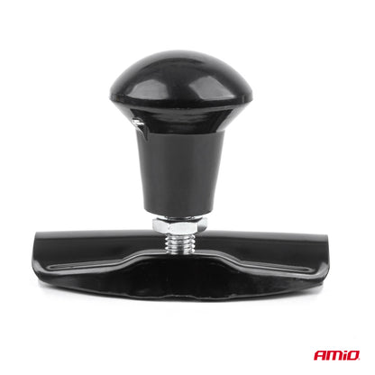 Boule de volant pivotante noire AMIO 04974 à fixation par bride