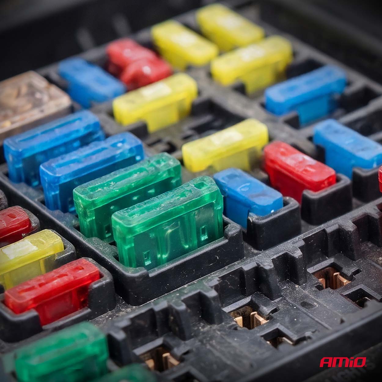 MINI FUSIBLES 10A 3PCS AMIO