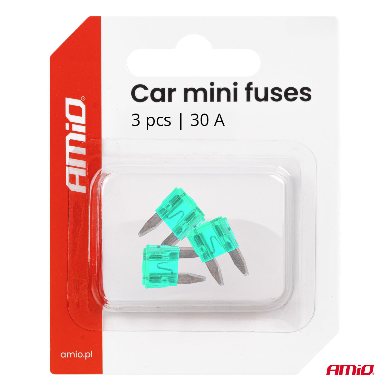 MINI FUSIBLES 30A 3PCS AMIO