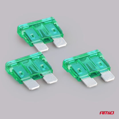 FUSIBLES STANDARD 30A 3 PCS AMIO