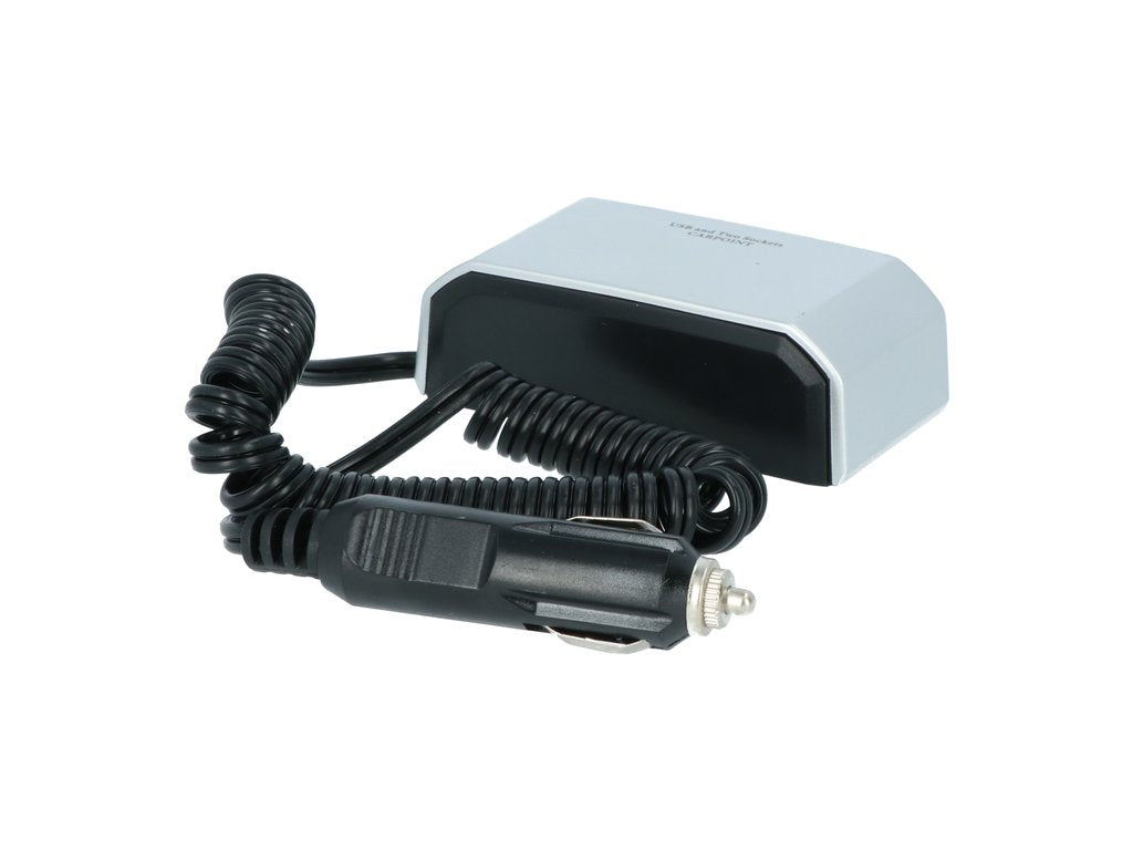 MULTIPRISE ALLUME-CIGARE 2X12V ET 1XUSB 2.4A