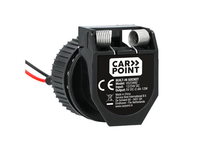 PRISE ENCASTRABLE USB-A + USB-C 12/24V