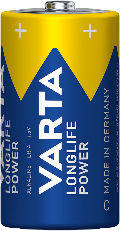 PILES VARTA ALCALINE POWER LR14 (C) BLISTER DE 2 PIECES