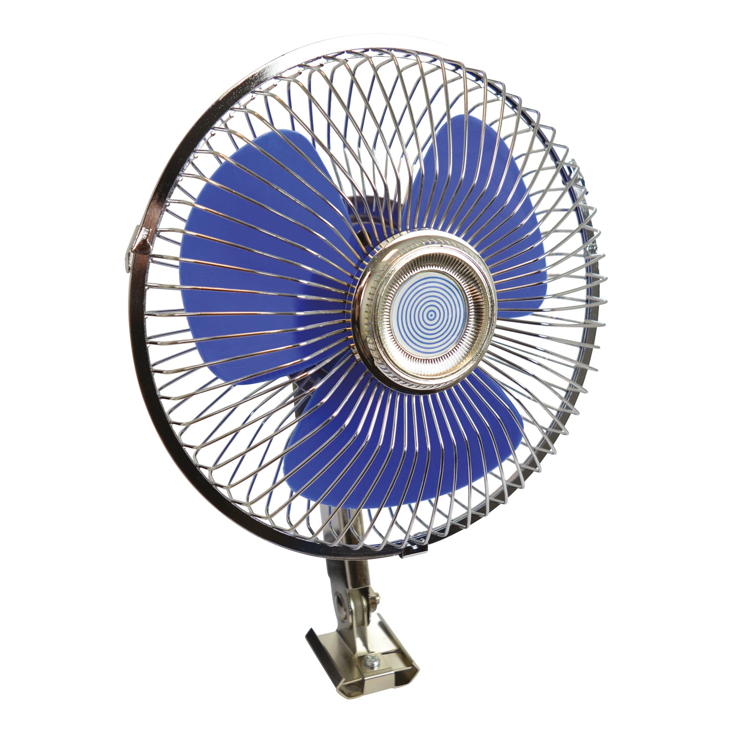 VENTILATEUR METAL PIVOTANT 12V Ø15.3CM