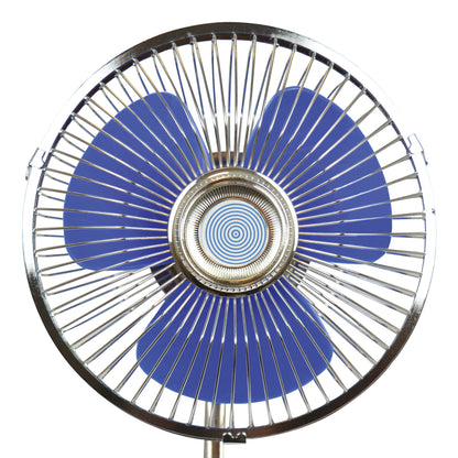 VENTILATEUR METAL PIVOTANT 12V Ø15.3CM