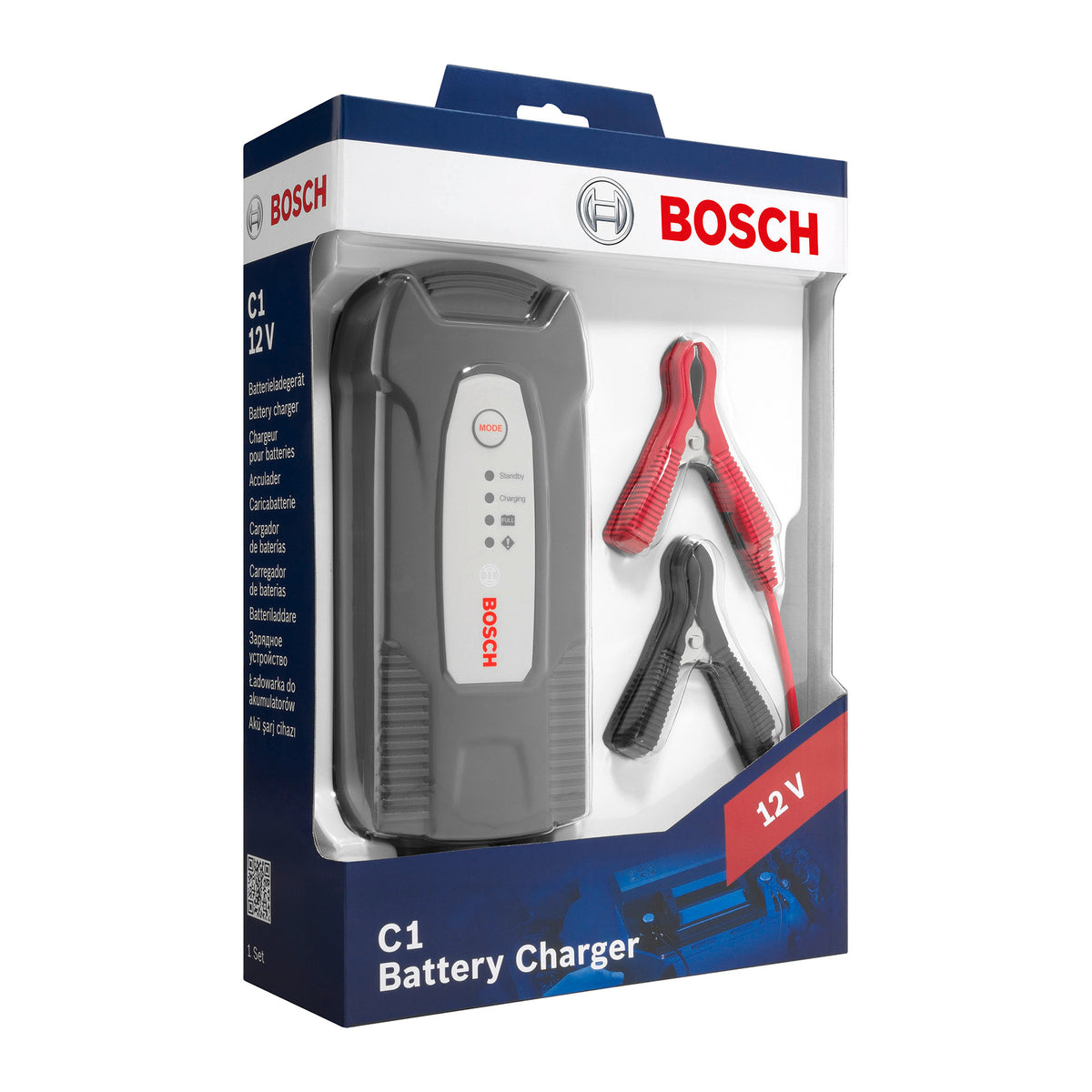 Étui De Rangement Rigide Pour Chargeur Bosch C3/C1 - Coque EVA De Protection Avec Velours Intérieur, Parfait Pour Le Transport