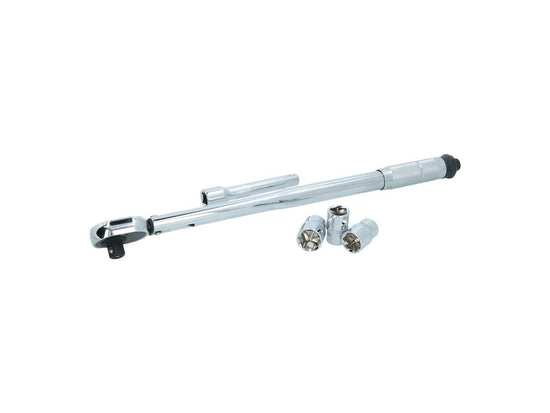 CLE DYNAMOMETRIQUE 465MM, REGLABLE DE 40 A 210NM, RALLONGE 1/2 '', DOUILLE 17/19/21MM