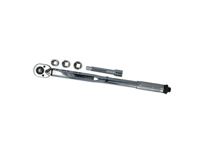 CLE DYNAMOMETRIQUE 465MM, REGLABLE DE 40 A 210NM, RALLONGE 1/2 '', DOUILLE 17/19/21MM