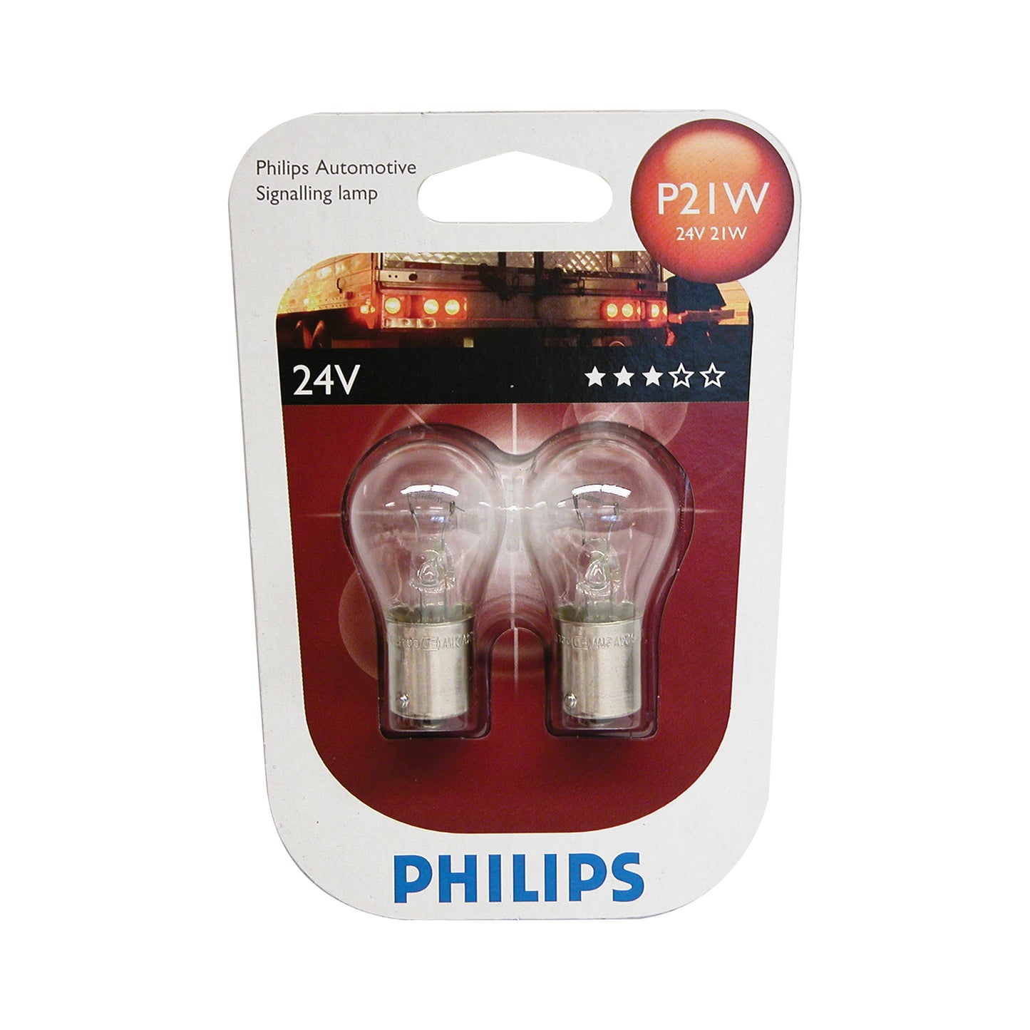 AMPOULES PHILIPS 13498B2 P21W 24V