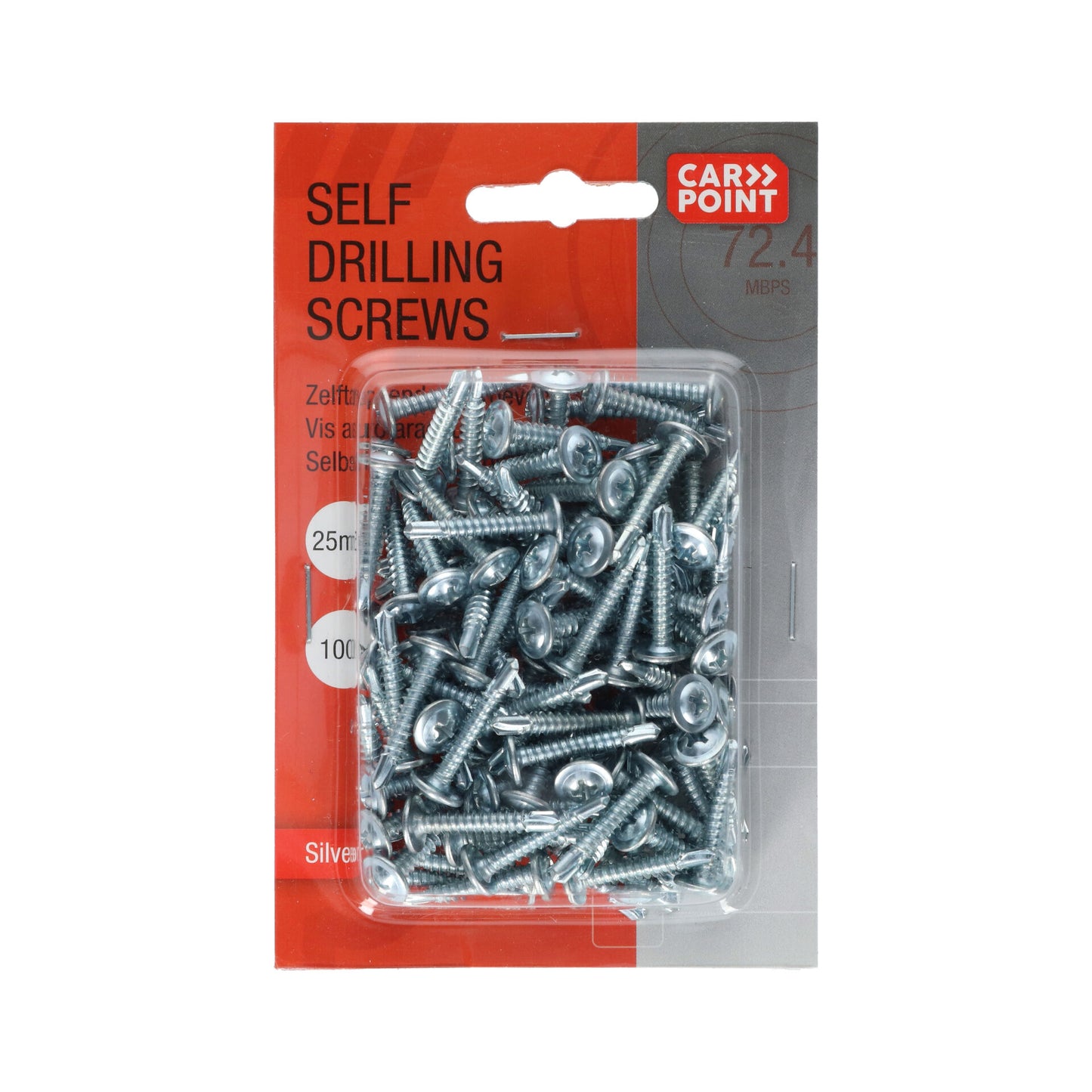 VIS AUTOFOREUSE ARGENT Ø4MM 100PCS