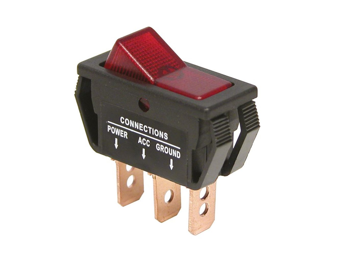 INTERRUPTEUR O/I ROUGE 20A 12V