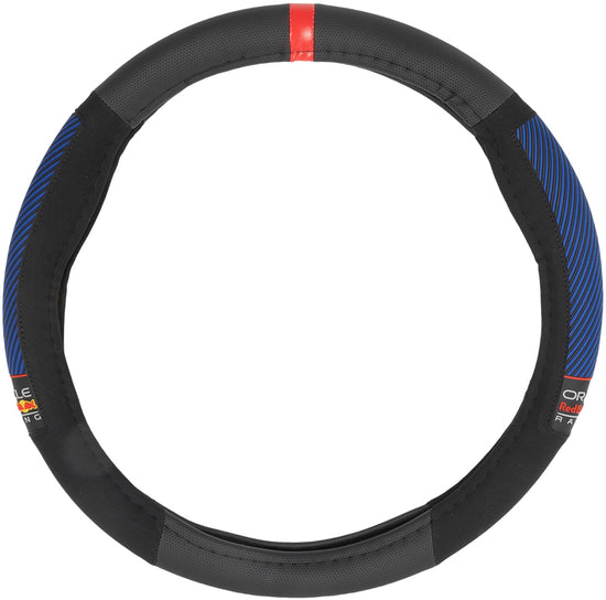 COUVRE VOLANT NOIR AVEC BANDES BLEUES ORACLE RED BULL RACING