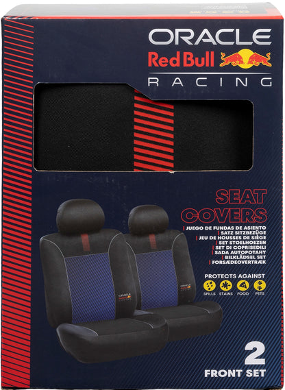JEU DE 2 HOUSSES AV NOIR/ BLEU ORACLE RED BULL RACING