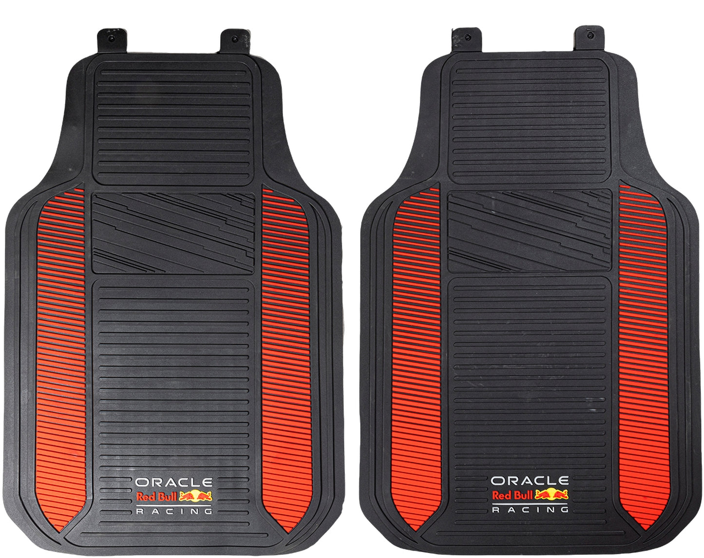 JEU DE 2 TAPIS PVC NOIR/ROUGE ORACLE RED BULL RACING
