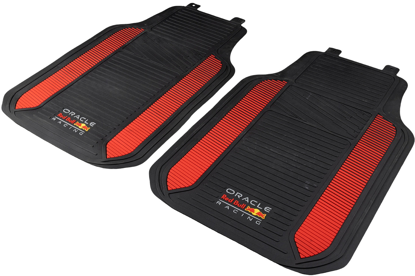 JEU DE 2 TAPIS PVC NOIR/ROUGE ORACLE RED BULL RACING
