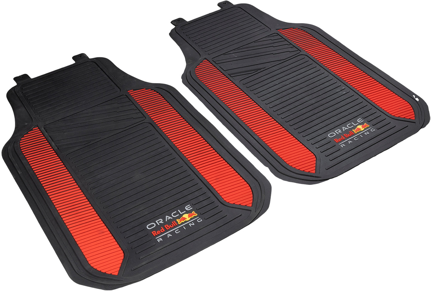 JEU DE 2 TAPIS PVC NOIR/ROUGE ORACLE RED BULL RACING