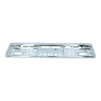 SUPPORT PLAQUE DIMMATRICULATION EU CHROME